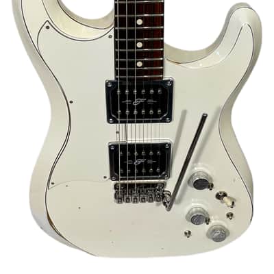 Fiam Guitars Mirari F5 2022 Aged White over Gold, by past Ronin luthier Izzy Lugo (Authorized Fiam Dealer) image 10