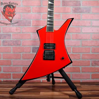 Jackson USA Marty Friedman Signature Kelly KE1MF 1998 Ferrari Red w/Black Bevels w/Jackson TSA Case image 1