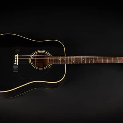 1989 Sigma by Martin DM-4B - Black | Korea Vintage Dreadnought Acoustic Guitar Solid Top | Case image 3
