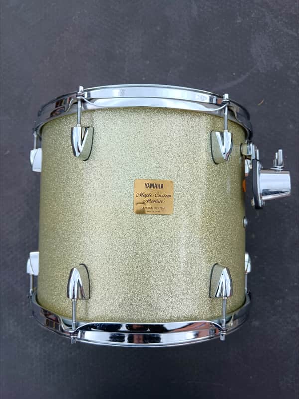 Yamaha Maple Custom Absolute Tom 13x11 Silver Sparkle image 1
