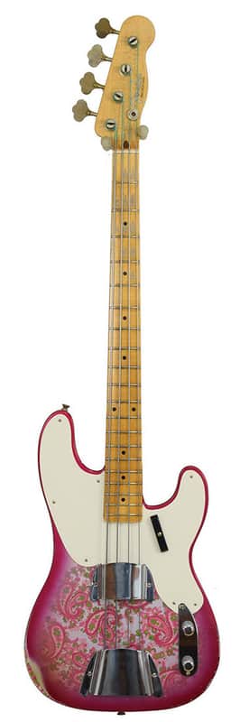 Fender PrecisionBass ’51Reissueピンクペイズリー Fender Precision Bass 51 Relic Pink Paisley | Reverb