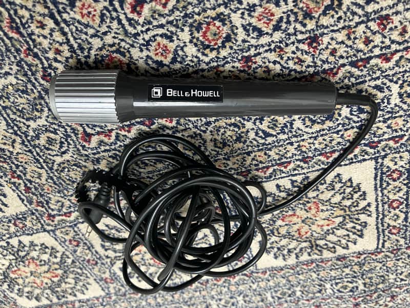 rare Bell & Howell Dynamic Microphone, Vintage, 1970s, USA image 1