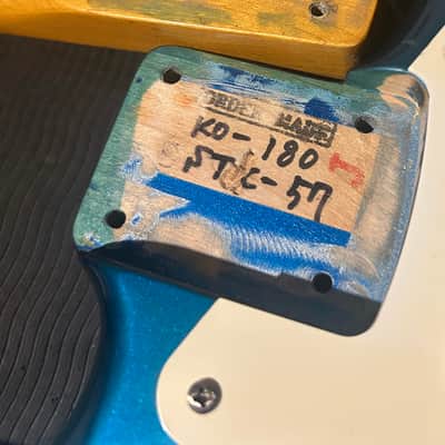 Fender Japan ST57 Order Made Stratocaster 1990 MIJ Rare Custom Colour - Vintage USA Pickups image 7