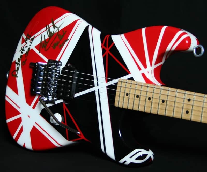 Charvel EVH Art Series Tour 2012 - Van Halen Striped and Stage Played Guitar image 1
