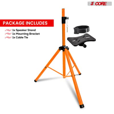 5 Core Speaker Stand Tripod Heavy Duty Adjustable 72" Universal Mount for PA DJ Studio image 1