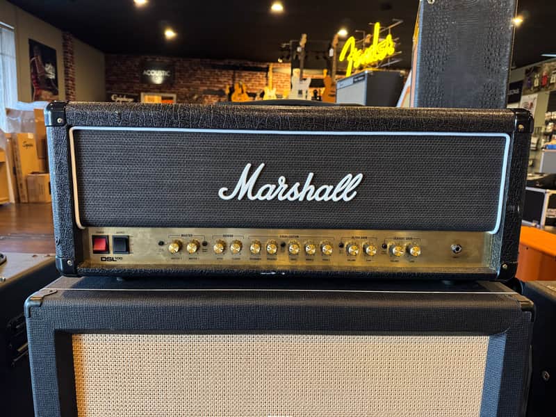 Marshall DSL100HR 2-Channel 100-Watt Guitar Amp Head 2018 - Present - Black image 1