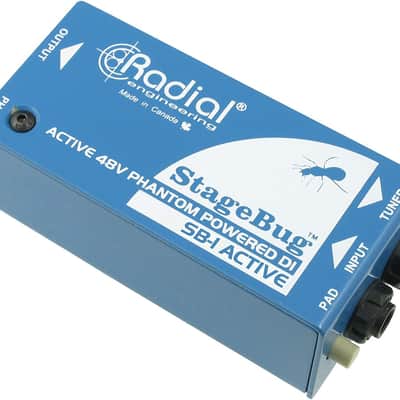 Radial StageBug SB-1 1-Channel Active Instrument Direct Box image 2