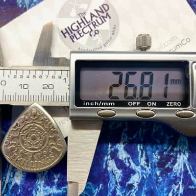 **Special Offer 20% Discount** Two (2) Queen Elizabeth Two Shillings Coin Guitar Picks. image 4