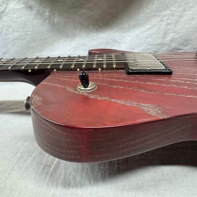 Knaggs Kenai T3 Satin Singlecut Guitar with Case 2017 - Burgundy Drift image 19