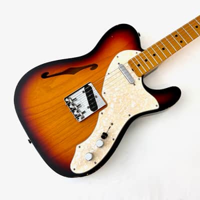 Fender Telecaster Thinline 68 Greg Fessler Masterbuilt 2010 Custom Shop Sunburst image 3