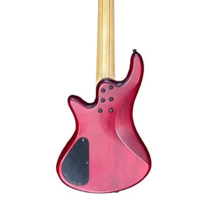 Schecter Stiletto Custom-5 Active 5-String Bass Vampyre Red image 6