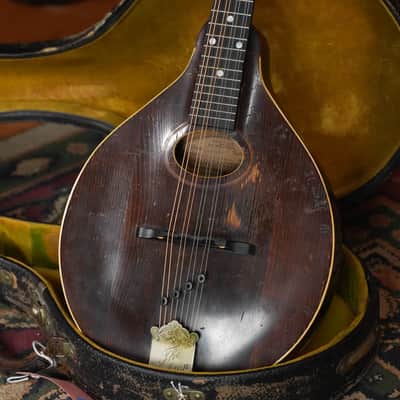 (Used) Vintage 1920 Gibson Spruce/Birch Oval-Hole Teardrop A-Style Mandolin #9066 image 1