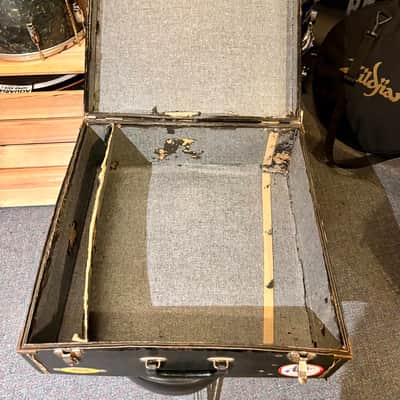 Ludwig Original Vintage Suite Case Snare Drum Case, Yellow/Gold Badge, Keystone Era 1960s! image 10