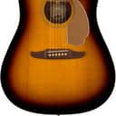 Fender Redondo Player Acoustic Guitar. Walnut Fingerboard, Gold Pickguard, Sunburst