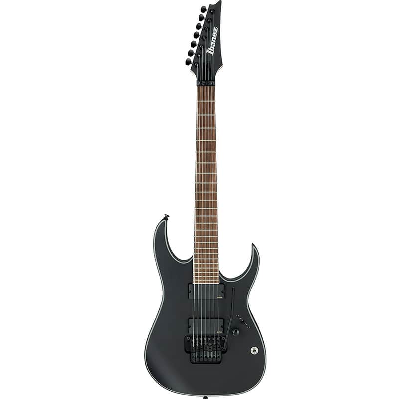 Ibanez 7弦ギター RGIR37BE Black Flat Ibanez RGIR37BE Black Flat 7-String Iron Label Electric | Reverb