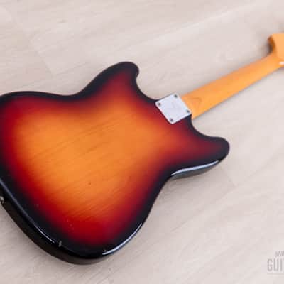 1997 Fender Mustang MG69-65 Sunburst '70s-Spec Non-Catalog Finish, Japan CIJ image 13