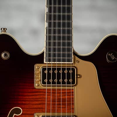 Gretsch Broadkaster® LX Figured Center Block with String-Thru Bigsby® - Havana Burst image 4