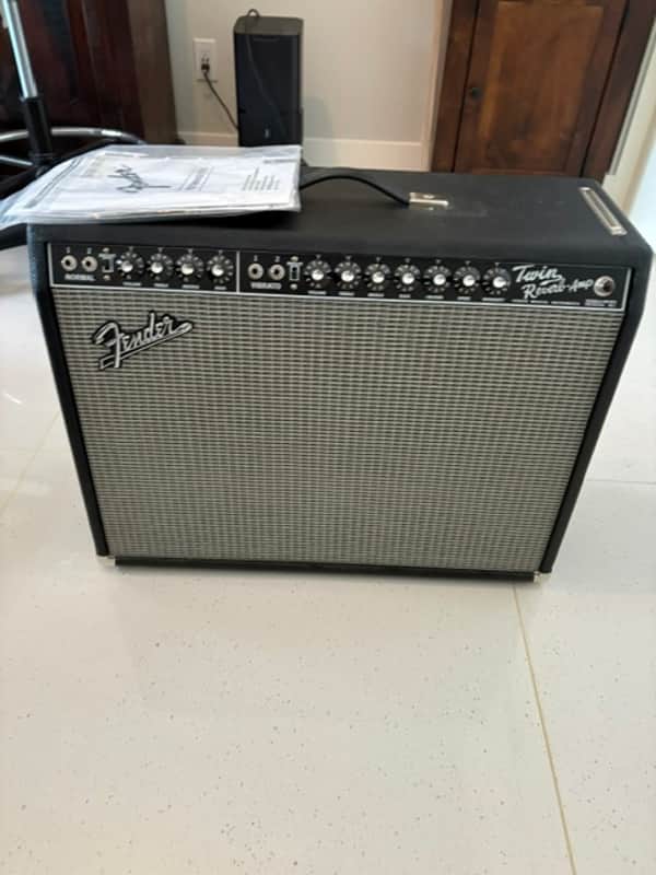 Fender 1965 Reissue Twin Reverb 2012 - Black image 1