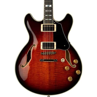 Ibanez JSM100 VT John Scofield Signature Electric Guitar. Vintage Sunburst with Case image 1