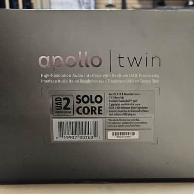 Universal Audio Apollo Twin DUO Thunderbolt Audio Interface 2010s - Silver image 2