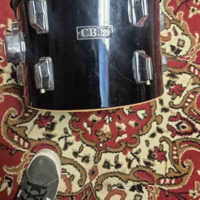 CB Percussion 13" and 14" toms 70s - Black image 2