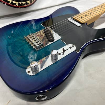 Fender Limited Edition Player Telecaster Plus Top Electric Guitar MIM - Made in Mexico - Blue Burst image 17