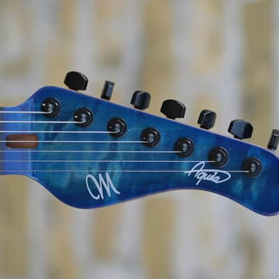 Mayones Aquila Elite S7 Baritone - Infinite Blue Gloss image 2