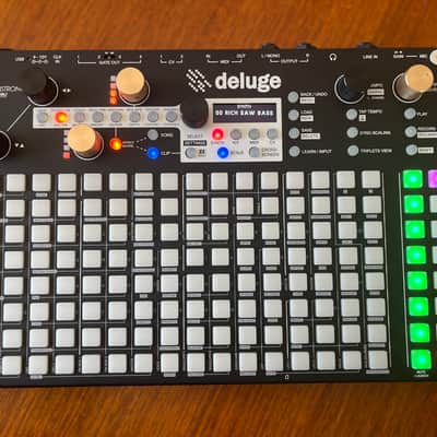 Synthstrom Audible Deluge 64-Voice Desktop Synthesizer with OLED Display 2022 - Present - Black image 2