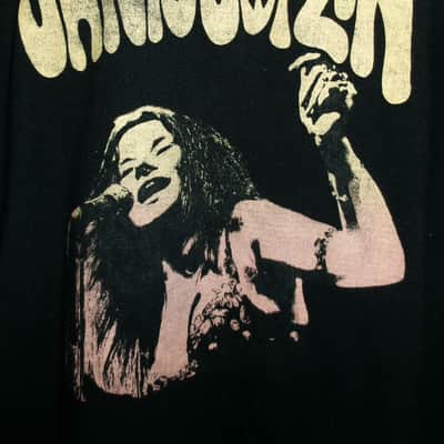 janis joplin peace sign s women tee - texas kozmic blues rock big brother pearl try image 1