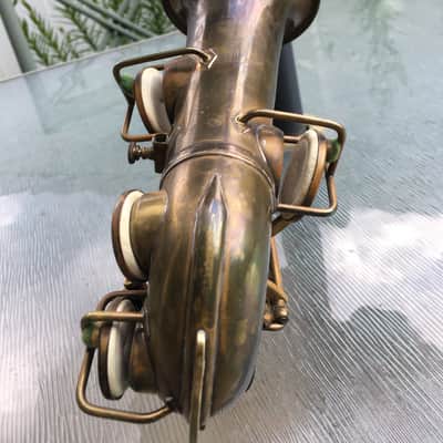 SUMMER DEAL MARTIN 1921 CURVED SOPRANO SAXOPHONE WITH ORIGINAL CASE SAX BUILT LIKE A TANK NEEDS OVERHAUL MECHNICALLY SOUND A CLASSICVINTAGE SOPRANO image 15