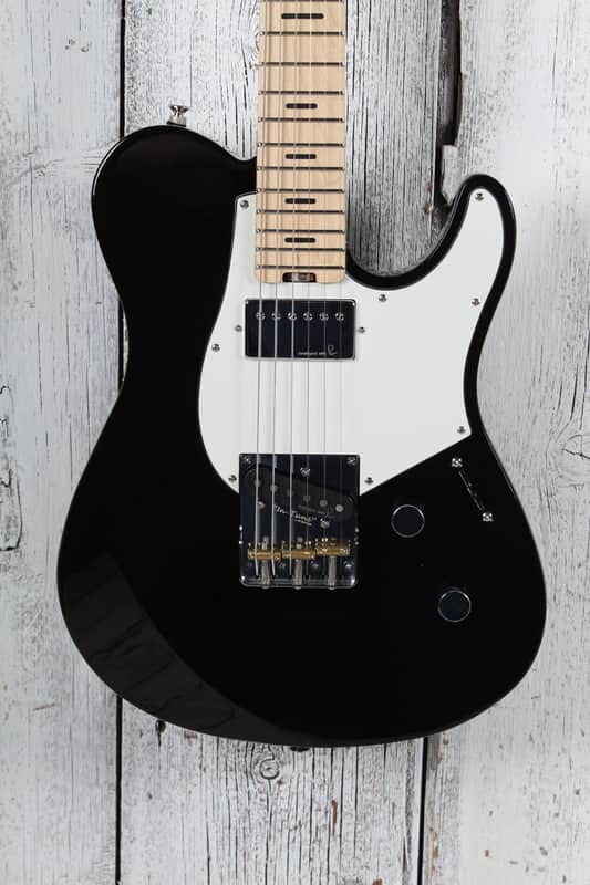 Yamaha PACS+11SM Pacifica Standard Plus Electric Guitar Black with Gig Bag image 1