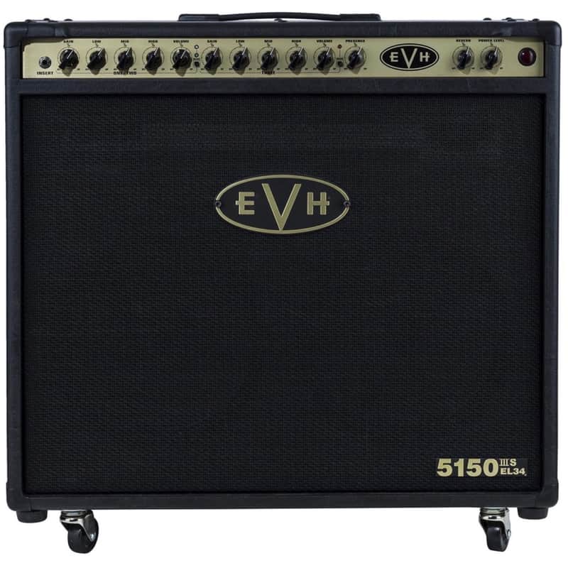 EVH 5150III EL34 Guitar Combo Amplifier (50 Watts, 2x12"), Black image 1