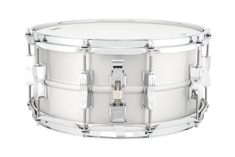 Ludwig LA654BM Acrolite 6.5x14" 10-Lug Aluminum Snare Drum with P86C Strainer image 2