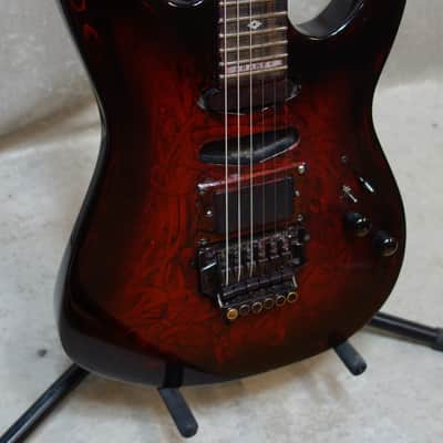 1980's USA Kramer American Stagemaster in DIY transparent red image 3