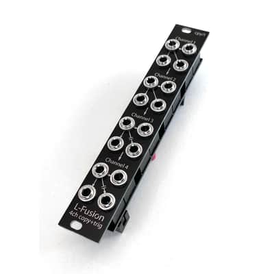 Eurorack 4HP Quad Active Mult with two Gate to Pulse converters image 4