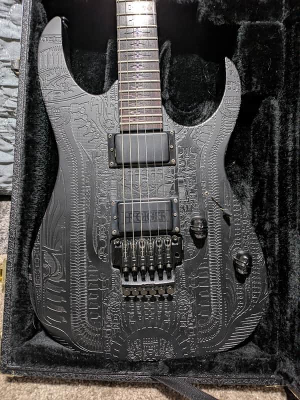 Ibanez Prestige alien guitar/ hr giger signed 2008 image 1
