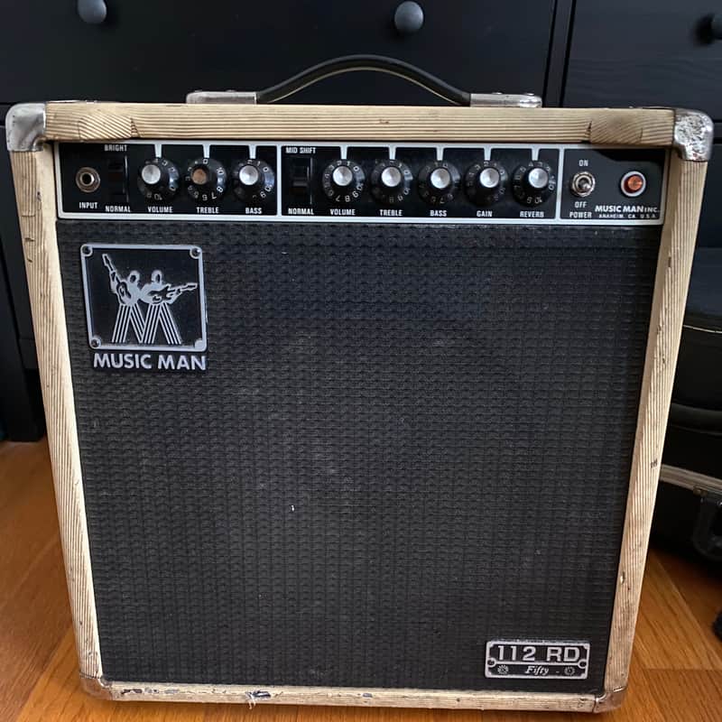 Music Man 112 RD Fifty 50-Watt 1x12" Guitar Combo with Limiter 1982 - 1984 - White image 1