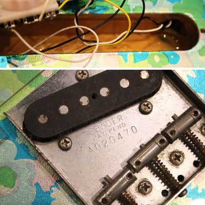 FENDER Telecaster TL69-85  2001 - Blue FLower - Japan Import image 10
