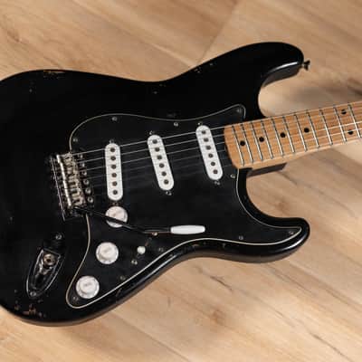 Mario Martin Guitars Ash/Paulownia S-Style w/ Brickhouse Pickups – Black image 9