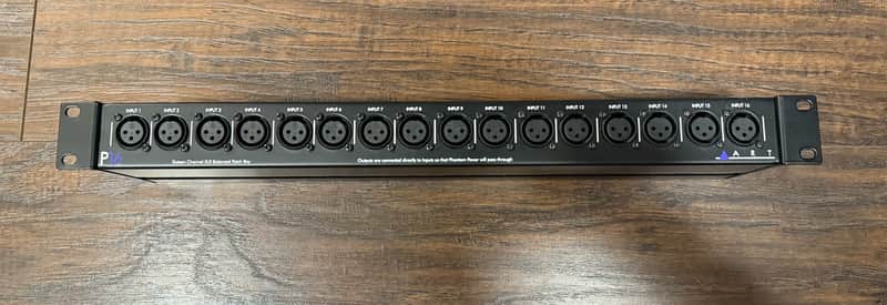 ART P16 Rackmount 16-Channel Balanced XLR Patchbay 2015 - Present - Black image 1