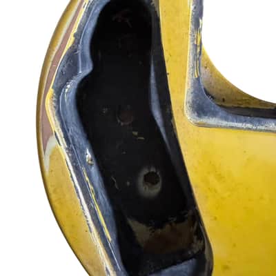 Custom Yellow Finish Mini Guitar Pignose Style Body image 2
