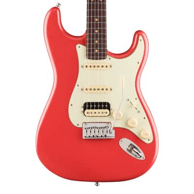 Fender American Ultra Luxe Vintage '60s Stratocaster HSS, Rosewood Fingerboard, Fiesta Red w/ Deluxe Hardshell Case image 1