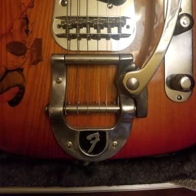 Fender Telecaster Bigsby Custom Electric Guitar 1988 neck with  2006 custom body Sunburst image 5