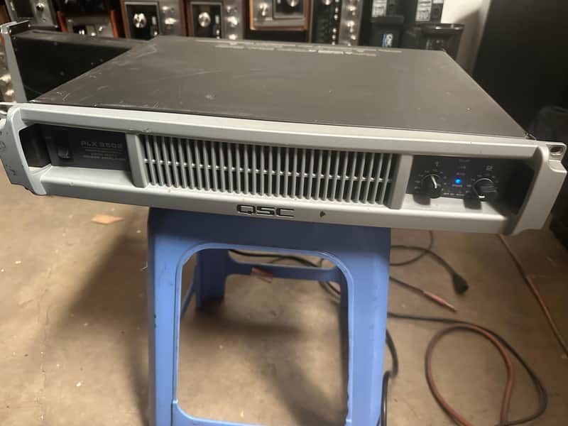 QSC PLX2502 PLX2 Series Compact Rack-Mounted Power Amp 2010s - Silver image 1