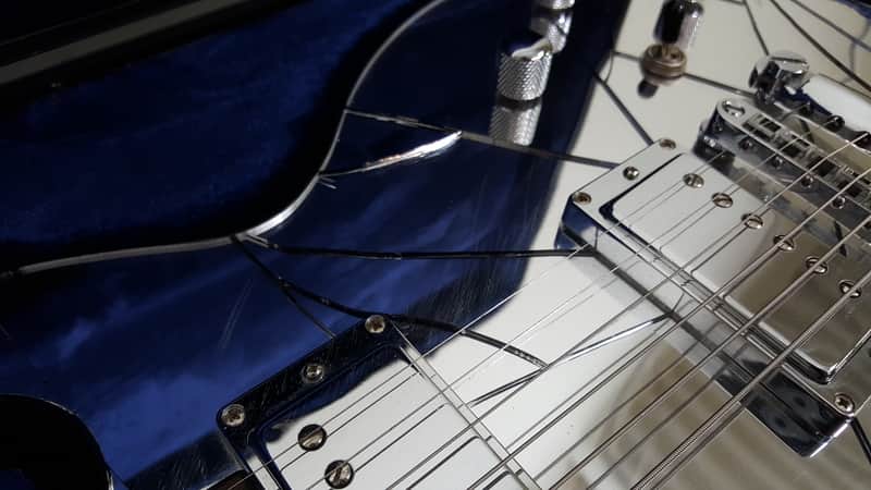 Schecter ZV Mirror 2010 Cracked Mirror Zacky Vengeance Signature