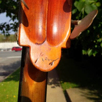 Kay 5 String-3/4 Upright Bass, Bass Fiddle, Double  Bass-Shop Setup-w/Ultralite Case and Bow image 12