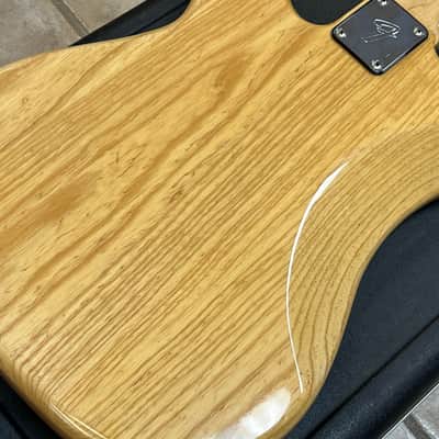 1977 Fender Fretless Precision Bass Natural Ash image 19