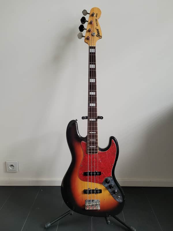 Greco (Gneco) Electric Bass Jazz Bass 70's image 1
