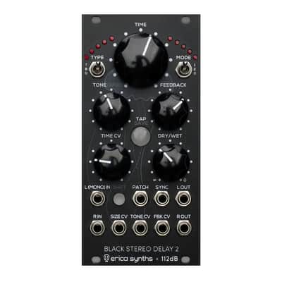 Erica Synths Black Stereo Delay 2 (BPNYC) image 1