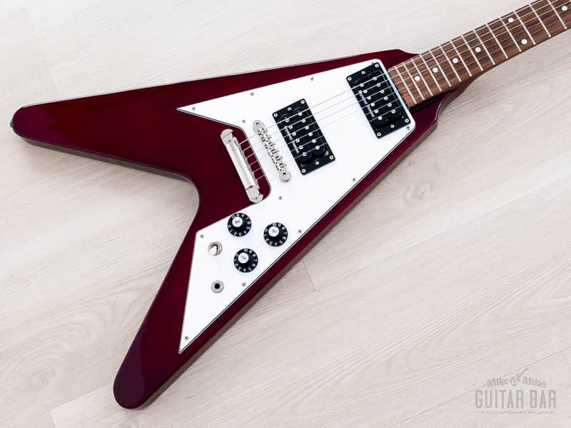 2014 Edwards by ESP E-FV-120D Flying V Cherry Red w/ Seymour Duncan, Hangtags image 1